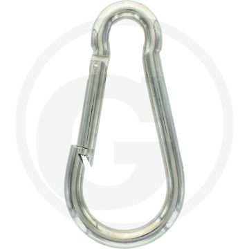 Karabijnhaken 14 mm Ø, draagvermogen 650 kg, DIN 5299