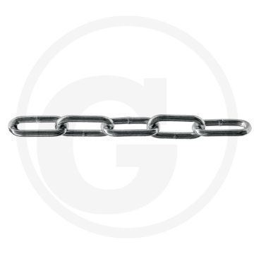 Pewag RVS ketting DIN 763 INOX V4A Ø6 mm Roestvrijstaal