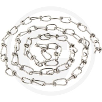 Pewag geknoopte ketting roestvrijstaal V4A 2,2 mm DIN 5686