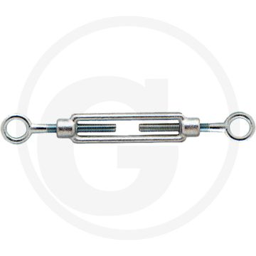 Spanslot oog DIN 1480, gegalv. M30, oog-oog verzinkt