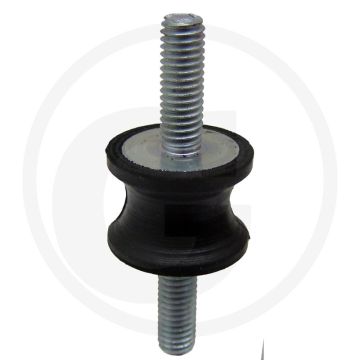 Trillingsdemper rubber / metaal (getailleerd, buitendraad aan beide zijden)