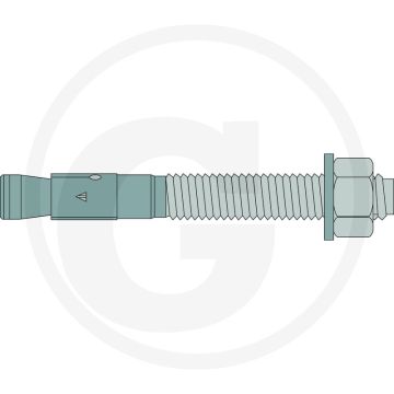 Fischer VPE20 keilbouten FBN II 10/140 - Staal M10 x 176
