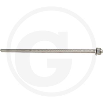 Fischer VPE10 draadstangen RG M12x380 A4 – Borings-Ø 14 mm, verankering tot 150 mm