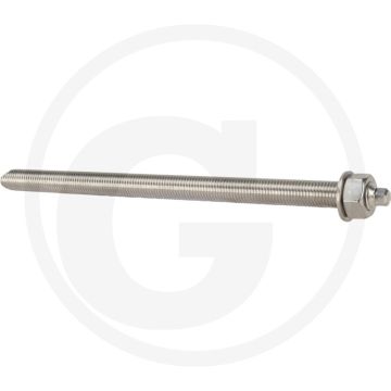 Fischer VPE10 draadstangen RG M20x350 A4 – Borings-Ø 25 mm, verankeringsdiepte 170/210 mm