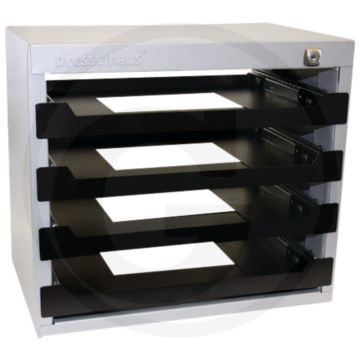 Assortimentskast 355x405x260 mm – 4-voudig, leeg, afsluitbaar