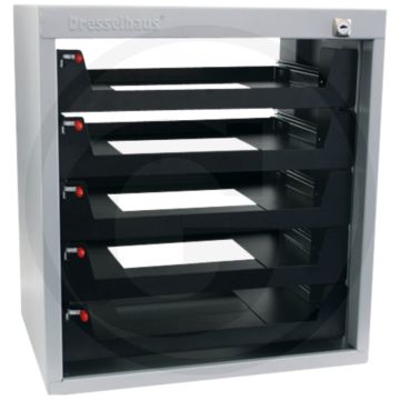 Assortimentskast 440x405x295 mm – 5-voudig, leeg, afsluitbaar