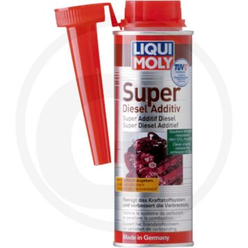Liqui Moly Super diesel additief – 250 ml bus, verhoogt cetaangetal, reinigt injectoren