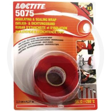 Loctite / Teroson LOCTITE® 5075 isolatie- en afdich.tape 25mm x 4,27m zelfvulkaniserend siliconen