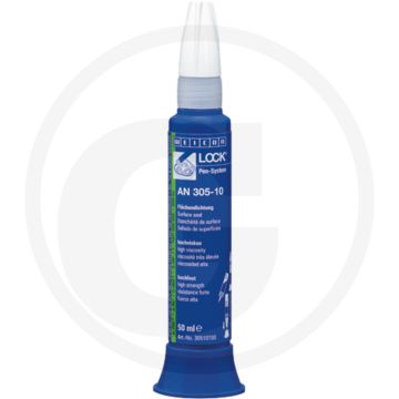 WEICONLOCK oppervl.-afdichting AN 305-10, 50 ml pensysteem, hoogvast, tot +200°C