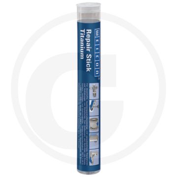 WEICON Repair stick Titanium 115 g – hittebestendig tot 280°C, slijtvast epoxyhars