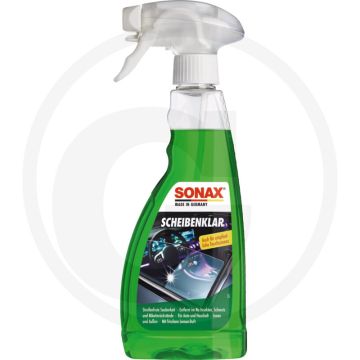 SONAX Ruitenreiniger 500 ml PET-fles – Streeploos schoon, citrusgeur, fosfaatvrij
