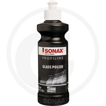 SONAX PROFILINE GlassPolish – Verwijdert lichte krassen en mattering van autoruiten