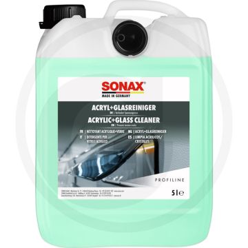 SONAX Acryl Glasreiniger 5l – Zachte formule voor streeploze glans en transparant resultaat