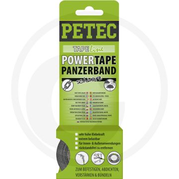 PETEC Verbindungstechnik POWER tape reparatietape (POWER Tape reparatietape, zwart, 5 m x 50 mm)