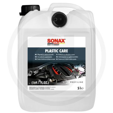SONAX PROFILINE Plastic Care – Regenererende kunststofverzorging, 5 liter, oplosmiddelvrij