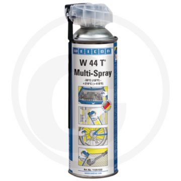WEICON W 44 T multi-spray – 500 ml spuitbus, multifunctionele olie, temp. -50°C tot +210°C