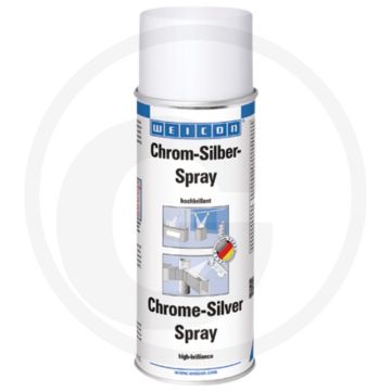 WEICON Chroom-zilver-spray 400 ml spuitbus – hittebestendig tot +400°C