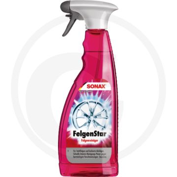 SONAX Velgenreiniger 750 ml – Krachtige, zuurvrije reiniging voor staal en gelakt aluminium