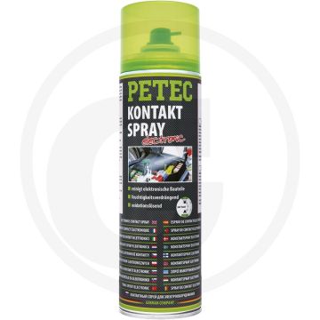 PETEC Verbindungstechnik Contactspray "Elektronic" – 500 ml, vochtverdringend, niet‑geleidend