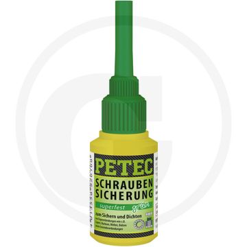 PETEC Verbindungstechnik Schroefdraadborgmiddel supersterk groen 11 ml tot M20