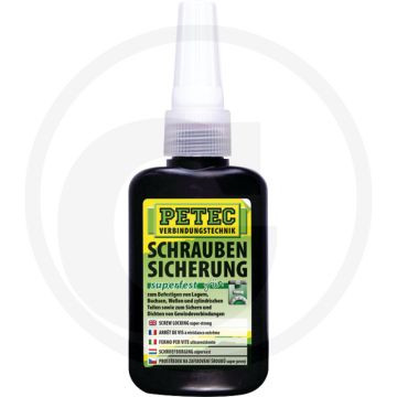 PETEC Verbindungstechnik Schroefdraadborgmiddel supersterk Groen 50 g tot M20
