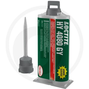 Loctite / Teroson Hybridelijm HY 4080 GY 50 g – Grijs, hoge sterkte, snelle fixatie
