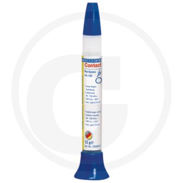 WEICON Contact-cyanoacrylaatlijm VA 100 – 12 g pensysteem, universeel voor rubber & kunststof