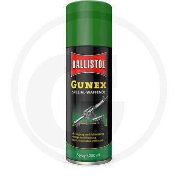 Ballistol GUNEX spray 200 ml – Beschermt en onderhoudt machines en wapens langdurig tegen roest