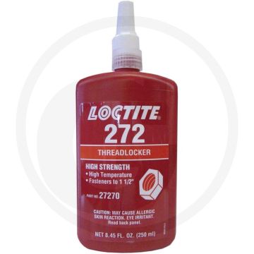 Loctite / Teroson LOCTITE® 272, 50 ml – Hoge sterkte, rood, hoge temperatuurbestendigheid