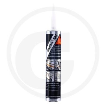 Sika Deutschland Patroon, Sikaflex 221, Donkerbruin 300ml Polyurethaan Afdichtkit