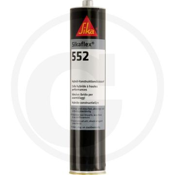 Sika Deutschland Sikaflex 552, zwart, 300 ml (Primerloze constructielijm)