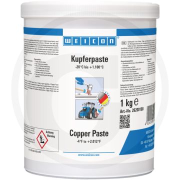 WEICON Koperpasta, 1 kg (Smeer- en scheidingspasta op koperbasis)