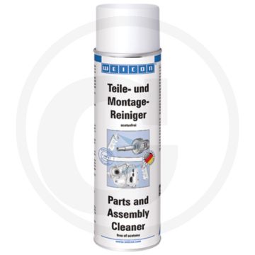 WEICON Onderdelen- en montagereiniger – 500 ml spuitbus, hoog vlampunt (> +60°C)