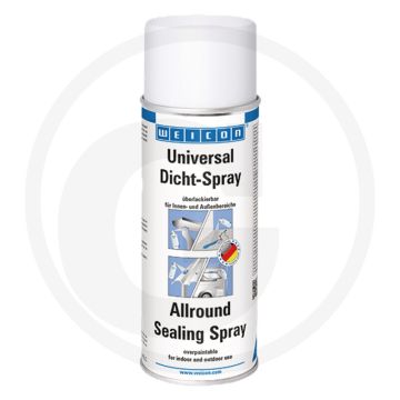 WEICON Universele afdichtspray 400 ml spuitbus - grijs, siliconenvrij, temperatuurbestendig