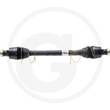 BLUELINE Aftakas, grootte: F248, lengte: 1210 mm, groothoek beide zijden, 1 3/8" 6 splines