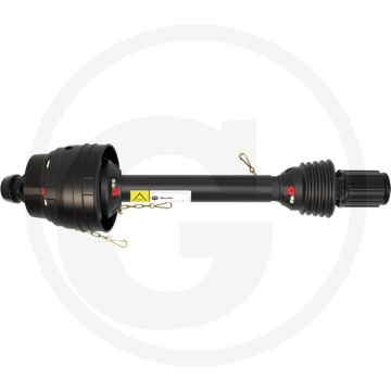 Aftakas groothoek 1010 mm met citroenprofiel en sterslipkoppeling 1200 Nm