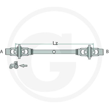 Weasler Aftakas (éénzijdig groothoek)