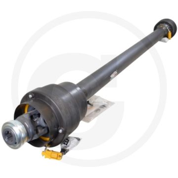 BENZI Aftakas WWE CV6 1510mm Citroenprofiel Snelsluiting 93pk 1"3/8 6-tands