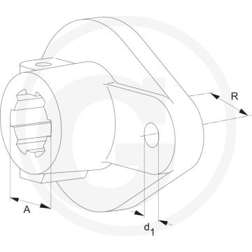 Walterscheid Naaf KF | 1 3/4" (6) | R 64 mm