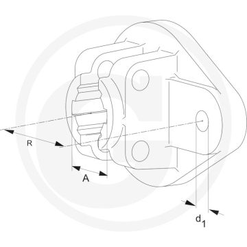 Walterscheid Naaf 1 3/4" (6) CC