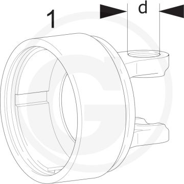Walterscheid Koppelingshuis (K64/22-24L)