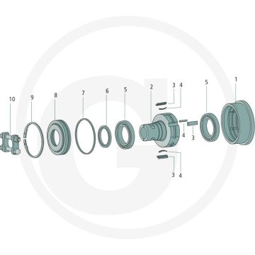 Walterscheid Naaf (EFB5/3, 1 3/4" (20))