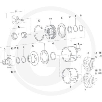 Walterscheid Naaf 1 3/8" (6) CC