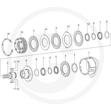 Walterscheid Naaf (1 3/8" 6 spline V)