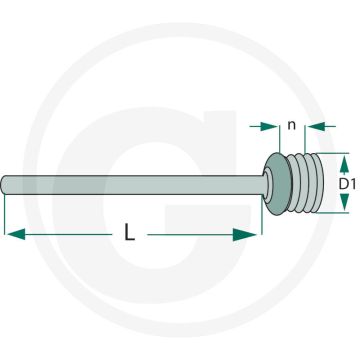 Walterscheid SD halve afscherming (binnen)