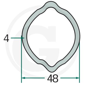Weasler Profielbuis 1 meter (G6)