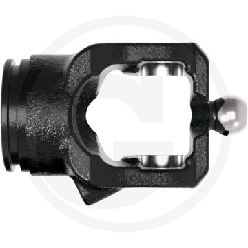 Weasler Profielbuisgaffel F248 AW35-80°, L 92 mm, D 62 mm, passend voor G7 profielbuis