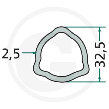 Weasler Profielbuis 3 meter (P2)
