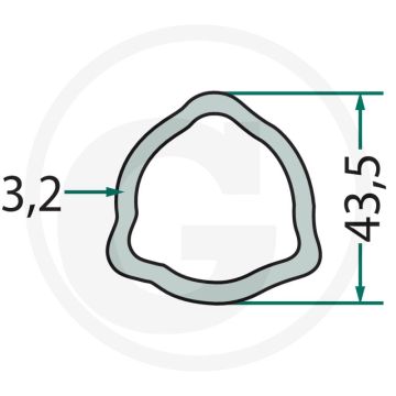 Weasler Profielbuis (P5b  voor gecoate profielbuis P6b)