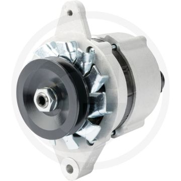 Dynamo 14 volt / 33 A met W-aansluiting, poelie Ø 80 mm, type B, rechtsdraaiend